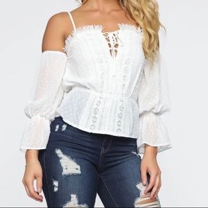 Off the shoulder top brand new with tag
